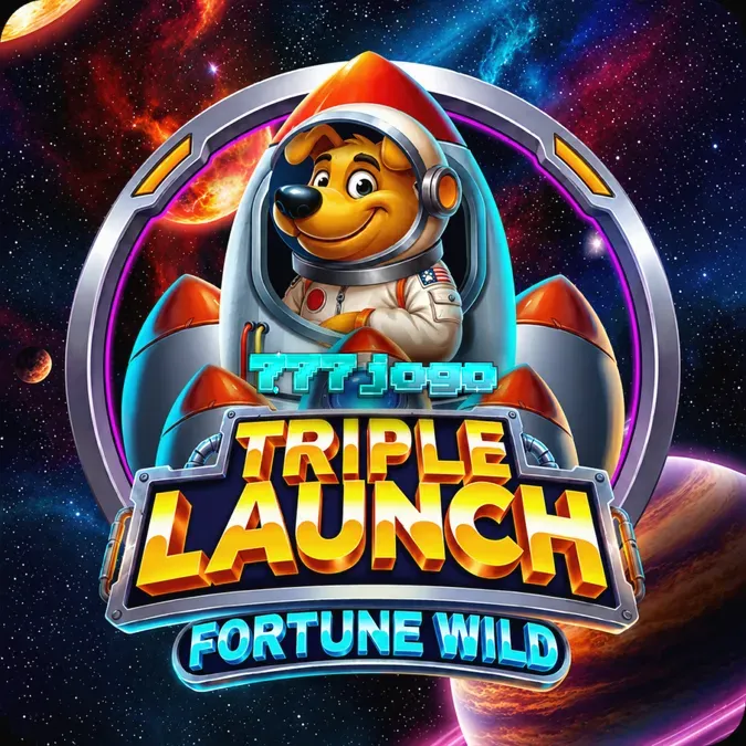 Interface do jogo Triple Launch Fortune Wild mostrando os medidores de foguetes e a grade de 5x4.